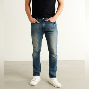 PD&C Men’s Slim Fit Stretch Jeans Blue Wash Size 33x32